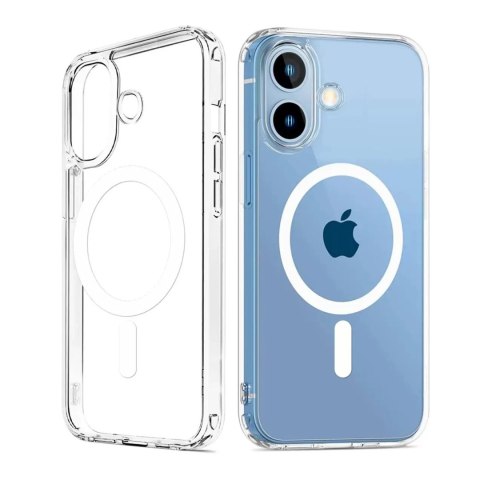 Etui Clear Case MagSafe na iPhone 16 Plus - przezroczyste