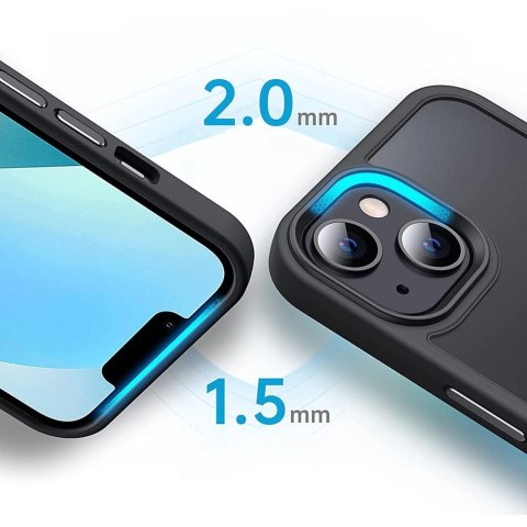 Etui Tech-Protect MagMat MagSafe na iPhone 14 Pro - przezroczysto-czarny