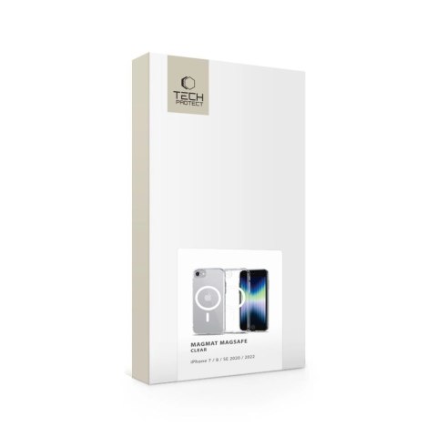 Etui Tech-Protect MagMat MagSafe na iPhone 7 / 8 / SE 2020 / 2022 - przezroczysty