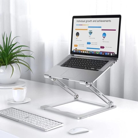 Podstawka Tech-Protect ULS400 uniwersalna rozkładana na laptop do 17" - szara