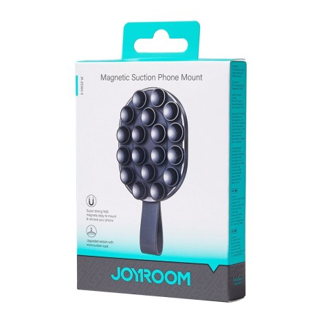 Uchwyt Joyroom JR-ZS393-S magnetyczny z przyssawkami na telefon 4.7-7" - czarno-pomarańczowy