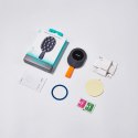 Uchwyt Joyroom JR-ZS393-S magnetyczny z przyssawkami na telefon 4.7-7" - czarno-pomarańczowy