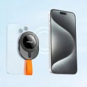 Uchwyt Joyroom JR-ZS393-S magnetyczny z przyssawkami na telefon 4.7-7" - czarno-pomarańczowy