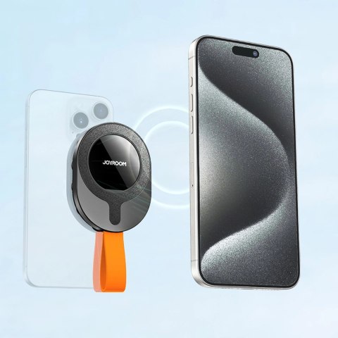 Uchwyt Joyroom JR-ZS393-S magnetyczny z przyssawkami na telefon 4.7-7" - czarno-pomarańczowy