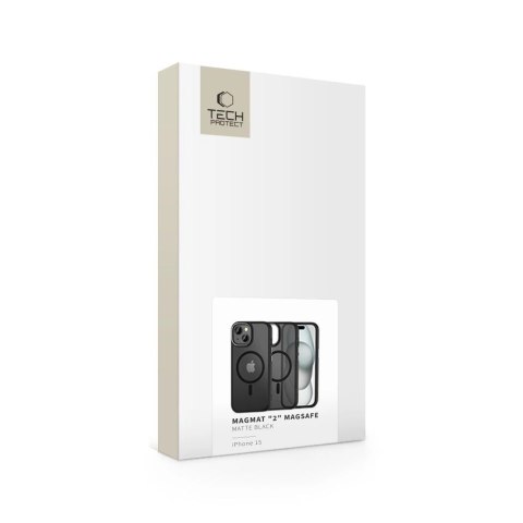Etui Tech-Protect MagMat 2 MagSafe na iPhone 15 - czarny mat