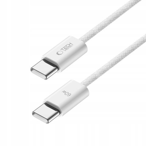 Kabel Tech-Protect UltraBoost Classic USB-C / USB-C PD 60W 3A 1m - biały