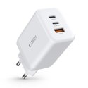Ładowarka Tech-Protect C65W sieciowa 2x USB-C PD 65W / USB-A QC 3.0 - biała