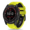 Pasek Tech-Protect IconBand Pro na Garmin Fenix 3 / 5X / 3HR / 5X Plus / 6X / 6X Pro / 7X - limonkowo-czarny