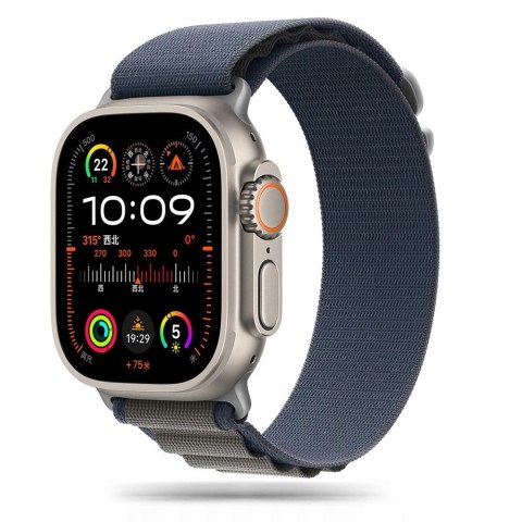 Pasek Tech-Protect Nylon Pro na Apple Watch 4 / 5 / 6 / 7 / 8 / 9 / SE / Ultra 1 / 2 (42/44/45/49 mm) - niebiesko-szary