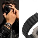 Pasek Tech-Protect Nylon Pro na Apple Watch 4 / 5 / 6 / 7 / 8 / 9 / SE / Ultra 1 / 2 (42/44/45/49 mm) - tytanowo-oliwkowy