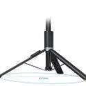 Selfie stick Tech-Protect L08S Bluetooth z pilotem, tripodem do 141cm - czarny