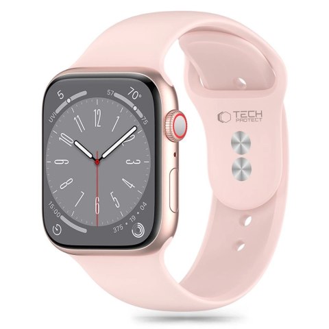 Pasek Tech-Protect Silicone na Apple Watch 4 / 5 / 6 / 7 / 8 / 9 / SE (38 / 40 / 41 mm) - różowy
