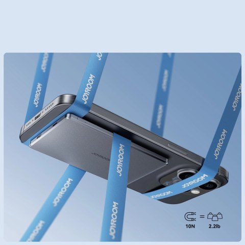 Powerbank Joyroom JR-PBM08 5000mAh 20W ultracienki z ładowaniem indukcyjnym - szary