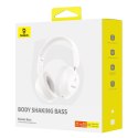 Słuchawki bezprzewodowe Baseus Bass 30 Max nauszne Bluetooth 5.3 - białe