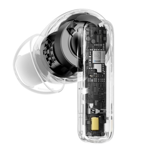 Słuchawki bezprzewodowe Baseus Bowie E19 TWS dokanałowe - białe