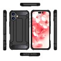 Etui Hybrid Armor pancerne na iPhone 16 Plus - czarne