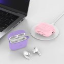 Etui Tech-Protect Silicone Hook na Apple AirPods Pro 1 / 2 - różowe
