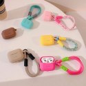 Etui Tech-Protect Silicone Rope na Apple AirPods Pro 1 / 2 - brązowy
