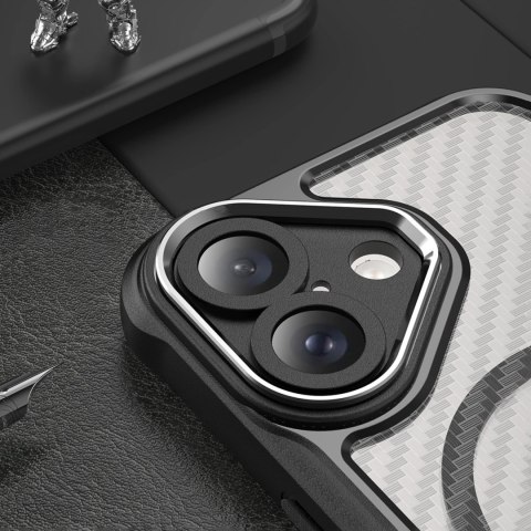 Etui silikonowe Leading Series MagSafe do iPhone 16 Plus - czarne