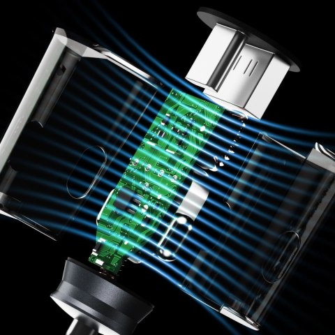 Ładowarka samochodowa Dudao R4T 25W USB-A / USB-C - szara