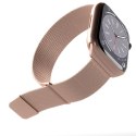 Pasek ze stali nierdzewnej Puro Milanese do Apple Watch 38 / 40 / 41 mm - różowy