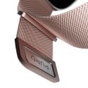 Pasek ze stali nierdzewnej Puro Milanese do Apple Watch 38 / 40 / 41 mm - różowy