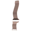 Pasek ze stali nierdzewnej Puro Milanese do Apple Watch 38 / 40 / 41 mm - różowy