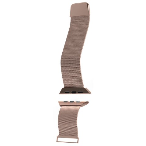 Pasek ze stali nierdzewnej Puro Milanese do Apple Watch 38 / 40 / 41 mm - różowy