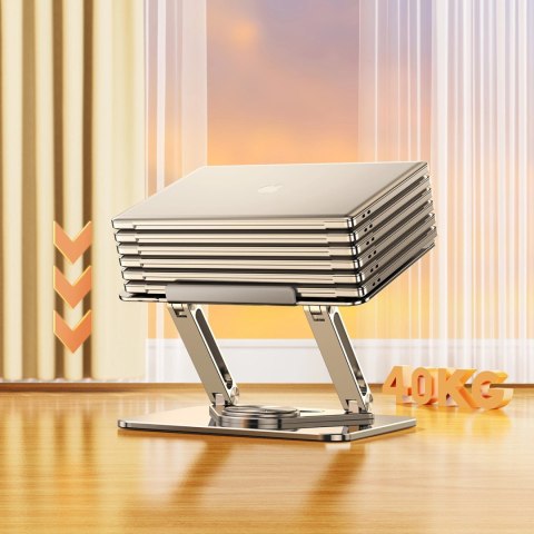 Podstawka pod laptopa, tablet Wozinsky WRS-CPY84SS aluminiowa + Gratis! podstawka do smartfona - srebrna