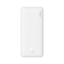 Powerbank Baseus Airpow 20W 10000mAh z kablem Baseus Simple Series USB-A - USB-C 30 cm - biały