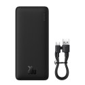 Powerbank Baseus Airpow 20W 20000mAh z kablem Baseus Simple Series USB-A - USB-C 50cm - czarny