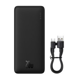 Powerbank Baseus Airpow 20W 20000mAh z kablem Baseus Simple Series USB-A - USB-C 50cm - czarny