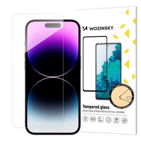 Szkło hybrydowe Wozinsky Full Cover Flexible Glass na cały ekran elastyczne na iPhone 16 Pro Max
