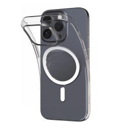 Etui silikonowe Puro 03 Mag MagSafe do iPhone 16 Pro Max - przeroczyste