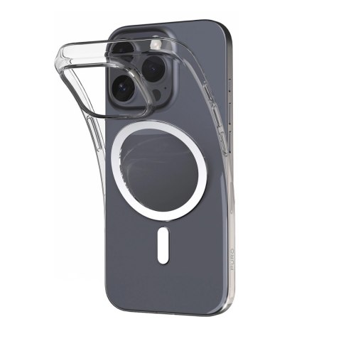 Etui silikonowe Puro 03 Mag MagSafe do iPhone 16 Pro Max - przeroczyste