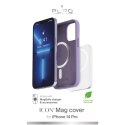 Etui silikonowe Puro Icon Mag MagSafe do iPhone 14 Pro - lawendowe