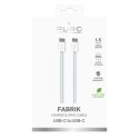 Kabel Puro Fabrik USB-C - USB-C 1,5m 60W 480mbps - niebieski