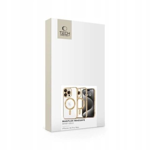Etui Tech-Protect MagFlex MagSafe na iPhone 16 Pro Max - złote