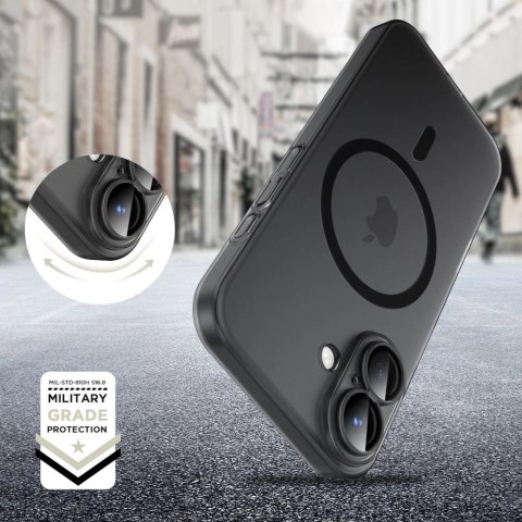 Etui Tech-Protect MagSlim MagSafe na iPhone 16 - czarne