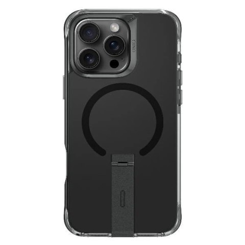 Etui UNIQ Eleva with Vertica Stand na iPhone 16 Pro - czarne
