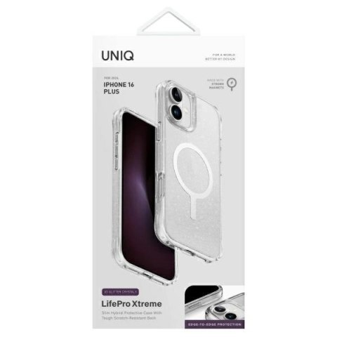 Etui UNIQ LifePro Xtreme Magclick Charging iPhone 16 Plus - przezroczyste