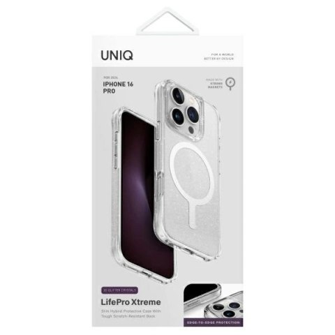 Etui UNIQ LifePro Xtreme Magclick Charging na iPhone 16 Pro - przezroczyste