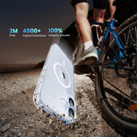 Etui Ugreen Classy Clear Magnetic na iPhone 16 Plus - przezroczyste