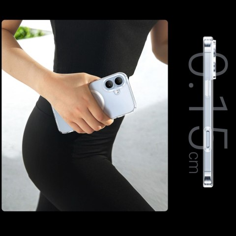 Etui Ugreen Classy Clear Magnetic na iPhone 16 Plus - przezroczyste