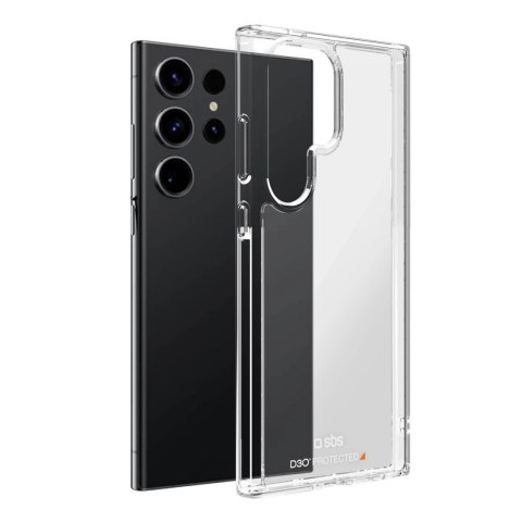 Etui SBS D3O do Samsung Galaxy S24 Ultra - przezroczyste