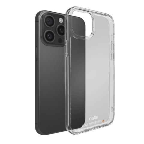 Etui SBS D3O do iPhone 15 Pro Max - przezroczyste