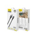 Kabel Dudao 3A 30W L3SL USB-A - Lightning w oplocie 1,2m - czarny