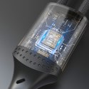 Kabel Dudao L3CL USB-C - Lightning 30W w oplocie 1,2m - czarny
