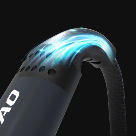 Kabel Dudao L3E 3 w 1 60W MicroUSB USB-C Lightning 1,2m - czarna