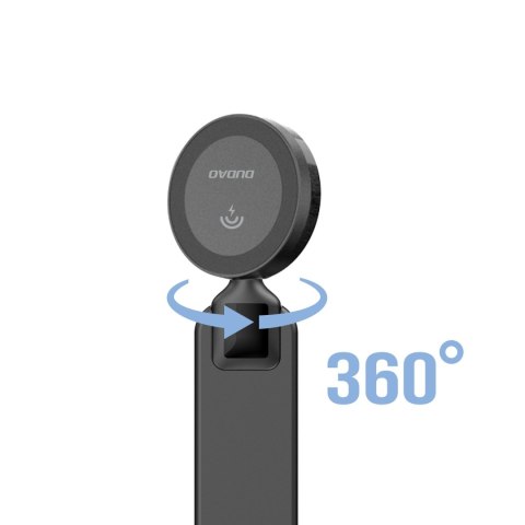 Ładowarka samochodowa Dudao F21 Pro 15W indukcyjna MagSafe - czarna